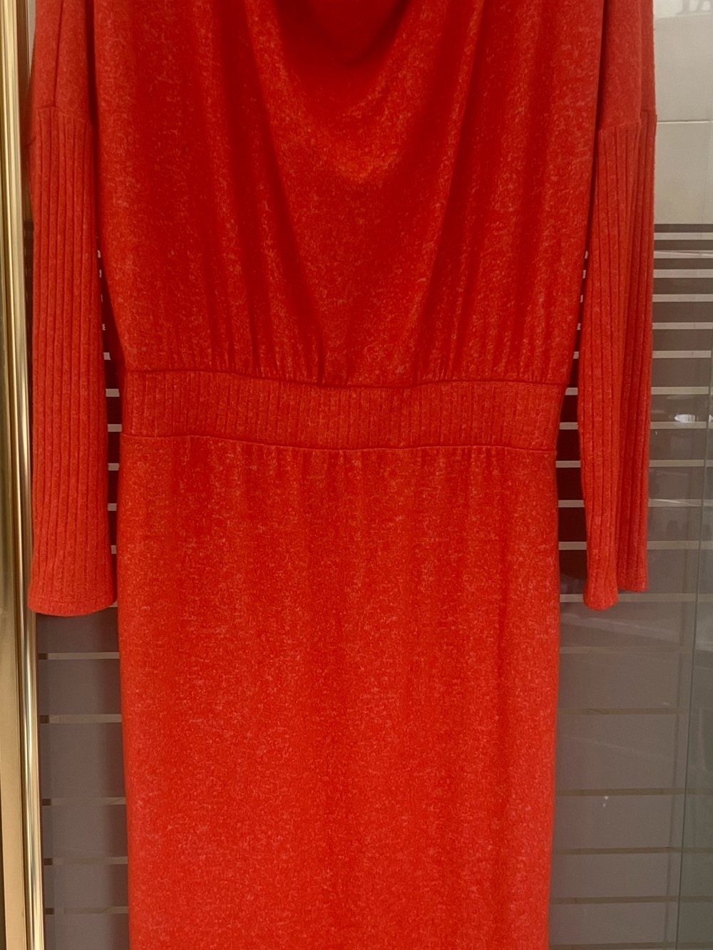 Daily Practice by Anthropologie Arabella Drapey Cowl Neck Midi Dress size M